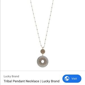 Lucky Brand Tribal pendant necklace